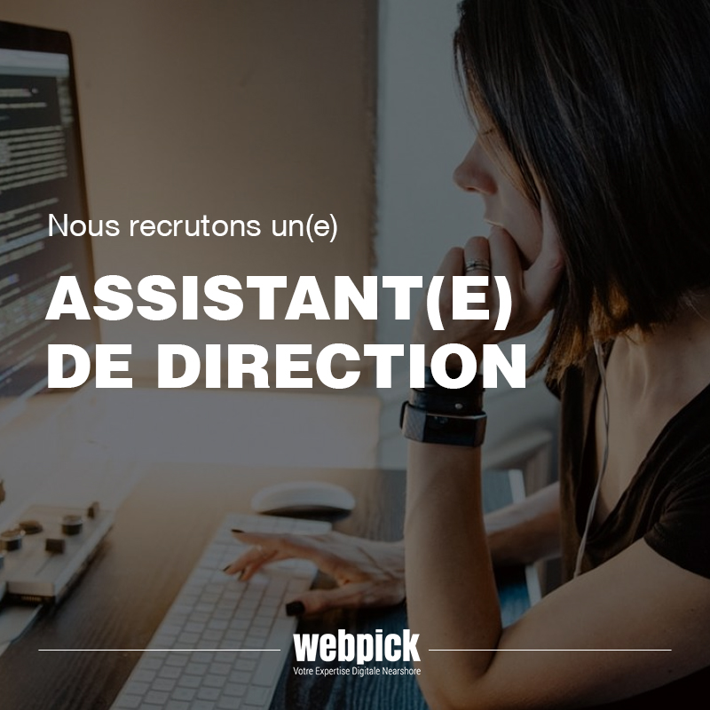 Assistant(e) de Direction - Recrutement 1 Emploi Assistante de direction