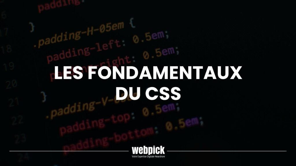 Les Fondamentaux du CSS 1 - Webpick
