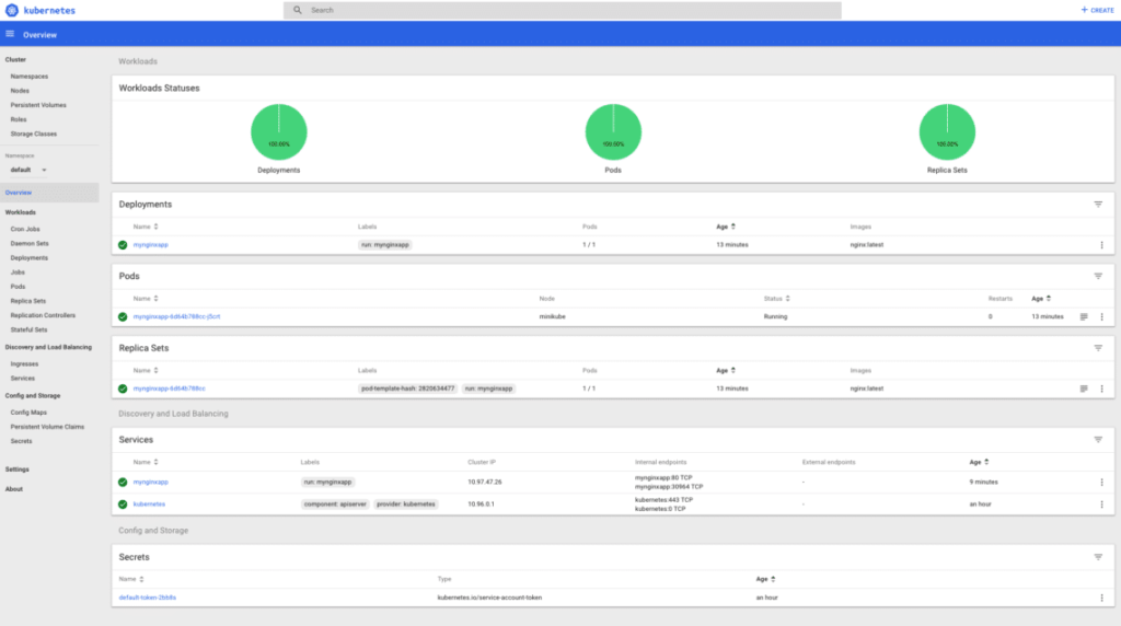 Minikube, mise en place d'un cluster Kubernetes à noeud unique 8 - Webpick