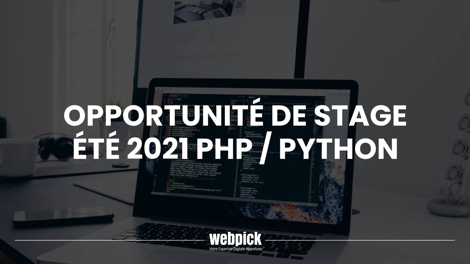 Opportunités stage été 2021 – PHP / WordPress / Python / Django